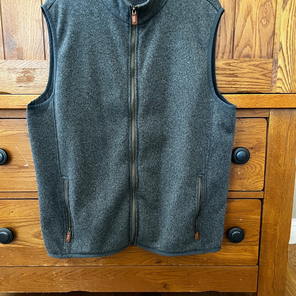 Men's Gray Wool Vest